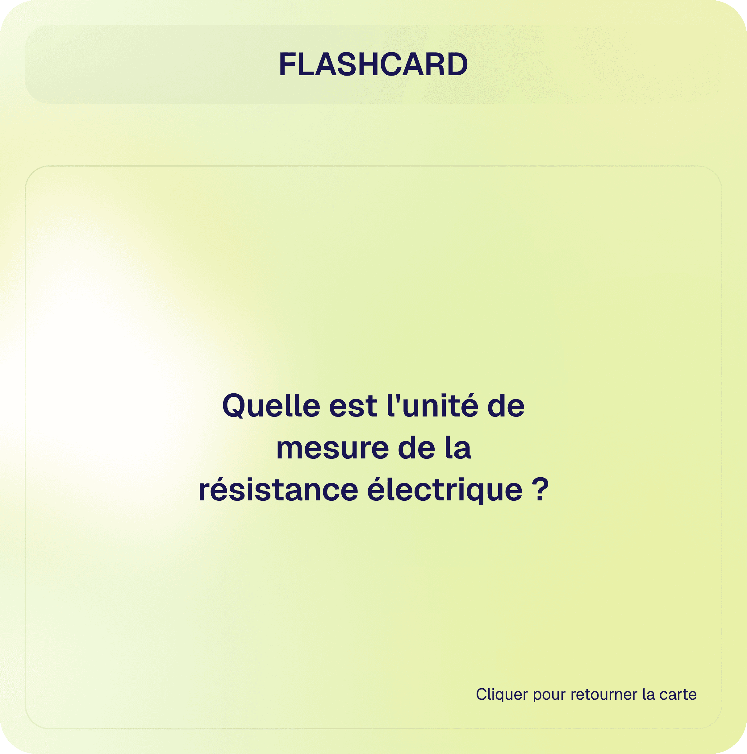 Des fiches de révision et flashcards pour mémoriser plus vite.